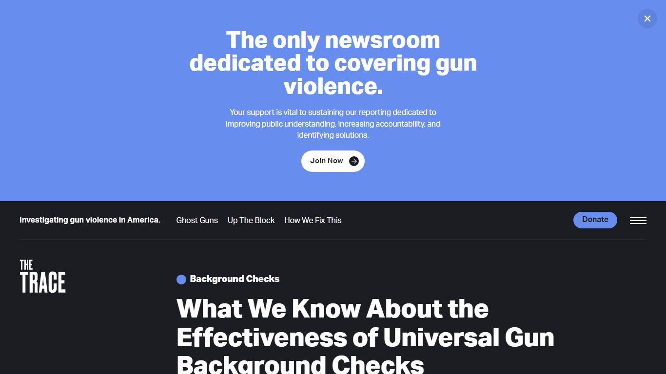 What We Know About the Effectiveness of Universal Gun Background Checks